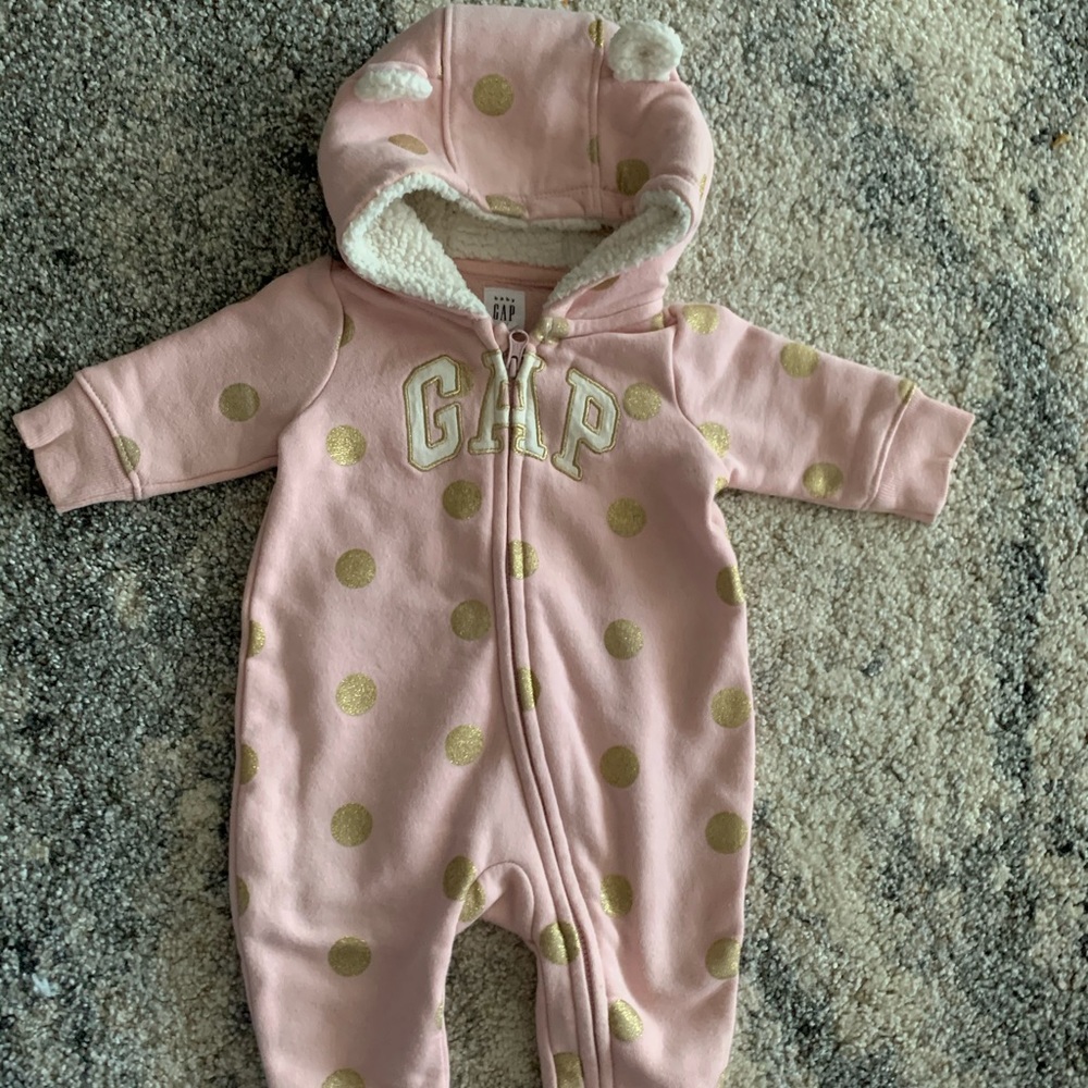 Gap baby girl one piece sweatsuit